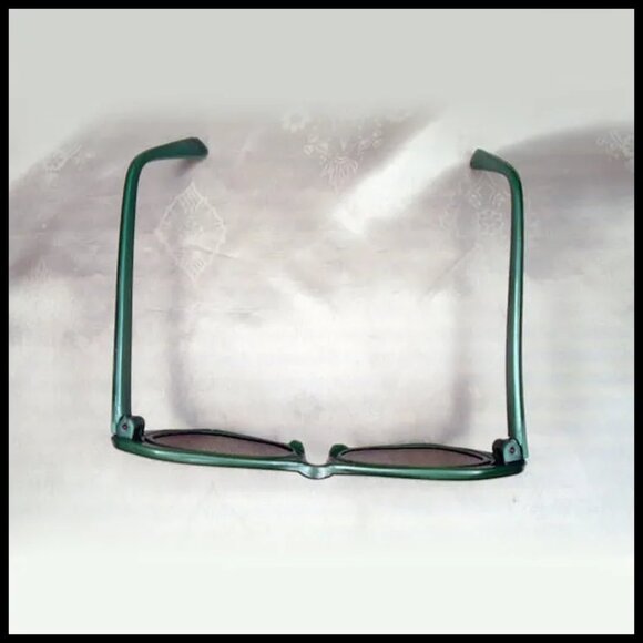 Retro Cateye Green Retro Marble Look Sunglasses - 50s via 70s - Picture 5 of 12
